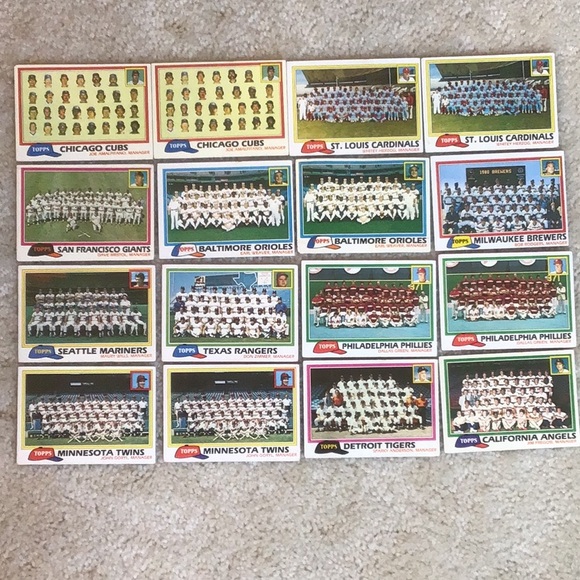 Vintage 1981 Topps MLB Trading Cards, Lot of 40 - Picture 6 of 11